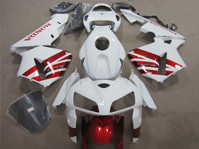 Kit Completo Carenatura ABS Honda CBR 600 RR 05-06 - Bianco Rosso Kit Completo Carenatura ABS Honda CBR 600 RR 05-06 - Bianco Rosso