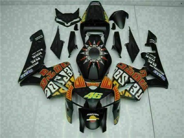 Kit Completo Carenatura ABS Honda CBR 600 RR 05-06 - Nero