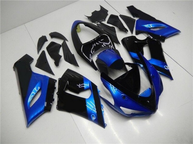 Kit Completo Carenatura ABS Kawasaki ZX6R 05-06 - Blu Nero Kit Completo Carenatura ABS Kawasaki ZX6R 05-06 - Blu Nero