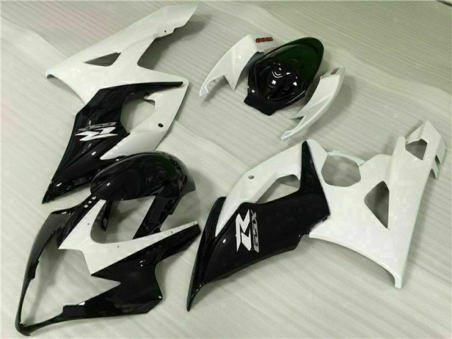 Kit Completo Carenatura ABS Suzuki GSXR 1000 K5 05-06 - Bianco Nero Kit Completo Carenatura ABS Suzuki GSXR 1000 K5 05-06 - Bianco Nero