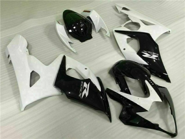 Kit Completo Carenatura ABS Suzuki GSXR 1000 K5 05-06 - Bianco Nero Kit Completo Carenatura ABS Suzuki GSXR 1000 K5 05-06 - Bianco Nero