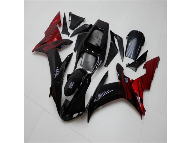 Kit Completo Carenatura ABS Yamaha R1 02-03 - Nero Rosso Kit Completo Carenatura ABS Yamaha R1 02-03 - Nero Rosso