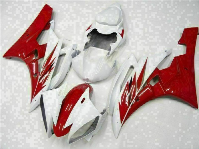 Kit Completo Carenatura ABS Yamaha R6 06-07 - Rosso Bianco Kit Completo Carenatura ABS Yamaha R6 06-07 - Rosso Bianco
