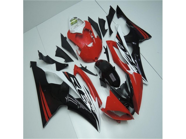 Kit Completo Carenatura ABS Yamaha R6 08-16 - Rosso Bianco Kit Completo Carenatura ABS Yamaha R6 08-16 - Rosso Bianco