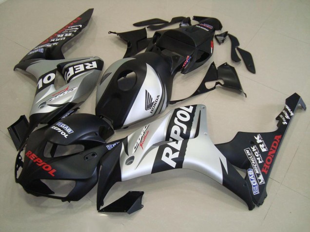 Kits Carenatura Completa Honda CBR 1000 RR 06-07 - Nero Opaco Argento Repsol Kits Carenatura Completa Honda CBR 1000 RR 06-07 - Nero Opaco Argento Repsol