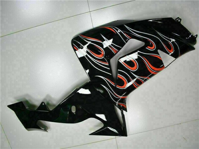 Kits Carenatura Completa Kawasaki ZX10R 06-07 - Nero Rosso Fiamma
