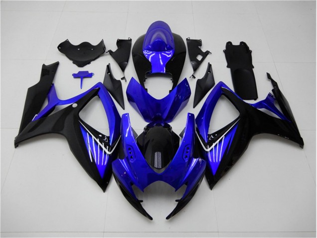 Kits Carenatura Completa Suzuki GSXR 600 / 750 K6 06-07 - Blu Nero Kits Carenatura Completa Suzuki GSXR 600 / 750 K6 06-07 - Blu Nero