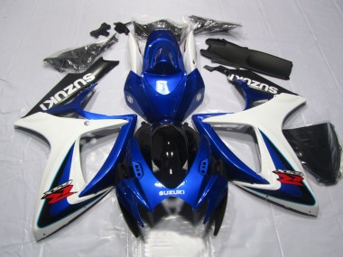 Kits Carenatura Completa Suzuki GSXR 600 K6 06-07 - Blu Bianco