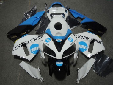 Kits Carenatura Honda CBR 600 RR 05-06 - Bianco Blu Konica Minolta