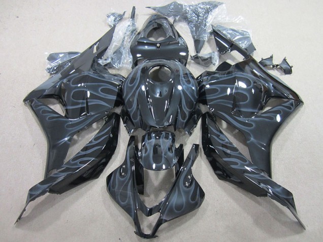 Kits Carenatura Honda CBR 600 RR 09-12 - Nero Argento Fiamma Kits Carenatura Honda CBR 600 RR 09-12 - Nero Argento Fiamma