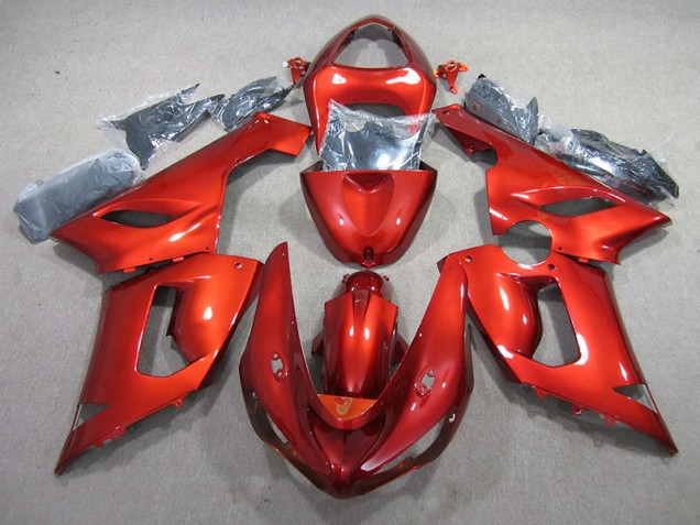 Kits Carenatura Iniezione Kawasaki ZX6R 05-06 - Arancia Kits Carenatura Iniezione Kawasaki ZX6R 05-06 - Arancia