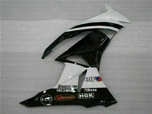 Kits Carenatura Iniezione Kawasaki ZX6R 09-12 - Nero Bianco 3M Touch4 Kits Carenatura Iniezione Kawasaki ZX6R 09-12 - Nero Bianco 3M Touch4
