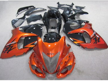 Kits Carenatura Iniezione Suzuki GSXR 1300 Hayabusa 08-19 - Arancia Nero
