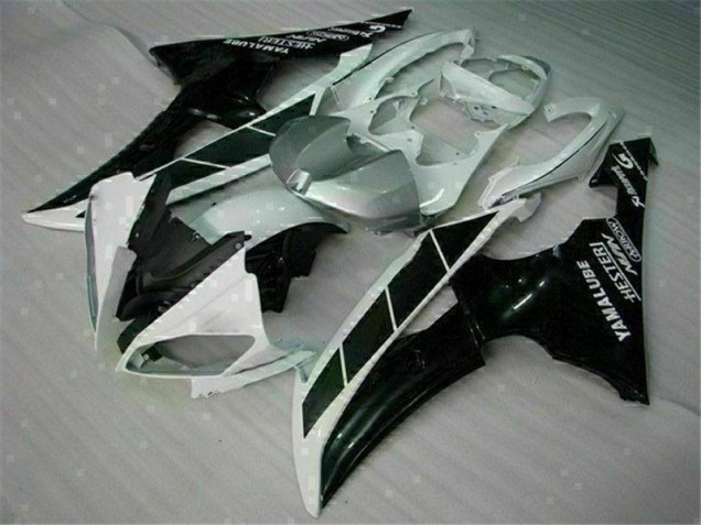 Kits Carenatura Iniezione Yamaha R6 08-16 - Bianco Nero