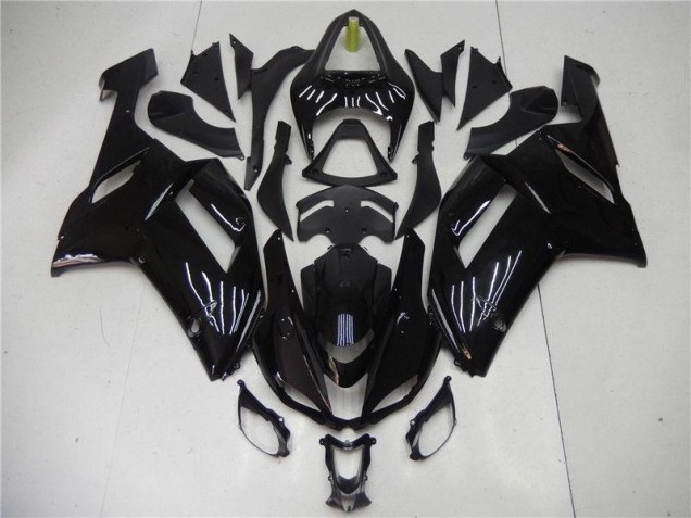 Kits Carenatura Kawasaki ZX6R 07-08 - Lucido Nero Kits Carenatura Kawasaki ZX6R 07-08 - Lucido Nero