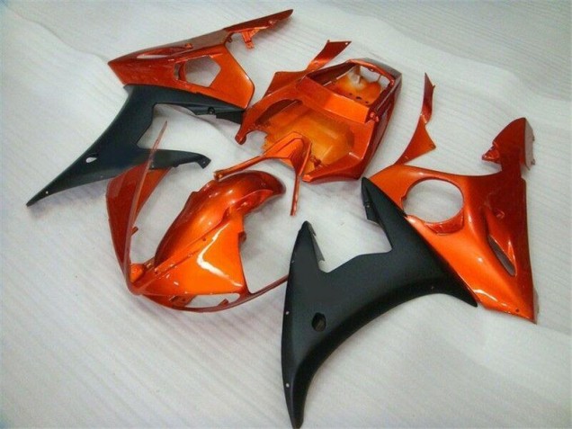 Kits Carenatura Yamaha R6 03-05 - Arancia Nero Kits Carenatura Yamaha R6 03-05 - Arancia Nero