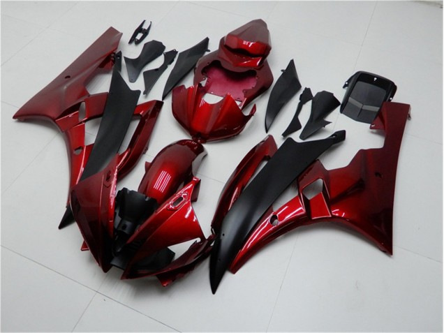 Kits Carenatura Yamaha R6 06-07 - Rosso Nero Kits Carenatura Yamaha R6 06-07 - Rosso Nero