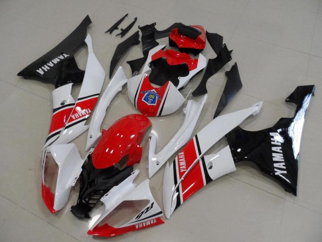 Kits Carenatura Yamaha R6 08-16 - Rosso Bianco Nero Kits Carenatura Yamaha R6 08-16 - Rosso Bianco Nero