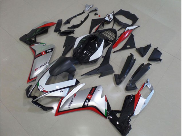 Kits Carene Aprilia RS4 50 125 11-18 - Nero Argento Rosso Kits Carene Aprilia RS4 50 125 11-18 - Nero Argento Rosso