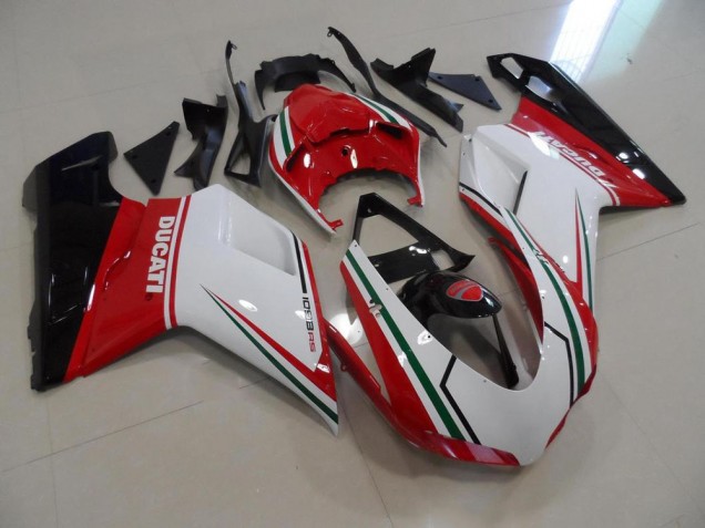 Kits Carene Completa Ducati 848 1098 1198 07-14 - Rosso Bianco