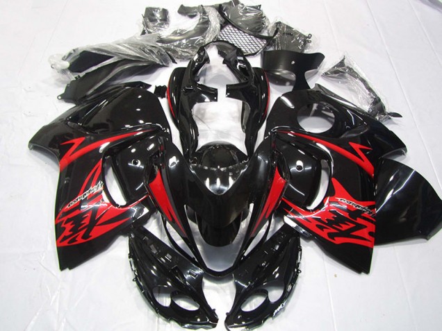 Kits Carene Completa Suzuki GSXR 1300 Hayabusa 08-19 - Nero Rosso Kits Carene Completa Suzuki GSXR 1300 Hayabusa 08-19 - Nero Rosso