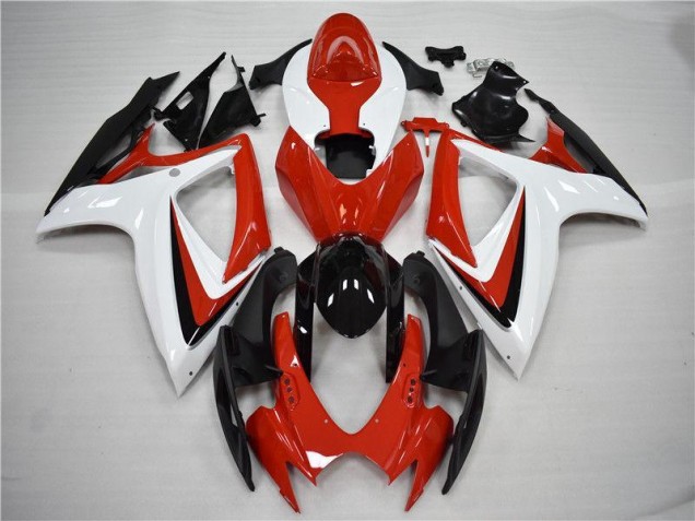 Kits Carene Completa Suzuki GSXR 600 / 750 K6 06-07 - Rosso Nero Kits Carene Completa Suzuki GSXR 600 / 750 K6 06-07 - Rosso Nero