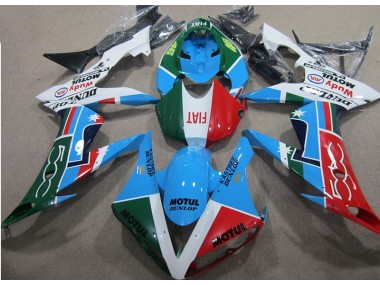 Kits Carene Honda CBR 1000 RR 04-05 - Blu Rosso Verde Motul