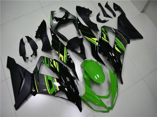 Kits Carene Kawasaki ZX6R 13-18 - Verde Nero Kits Carene Kawasaki ZX6R 13-18 - Verde Nero