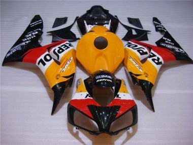 Kits Carene & Plastica Honda CBR 1000 RR 04-05 - Arancia Nero Repsol
