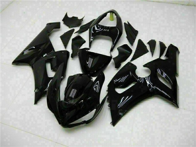 Kits Carene & Plastica Kawasaki ZX6R 05-06 - Lucido Nero