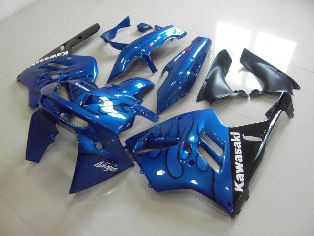 Kits Carene & Plastica Kawasaki ZX9R 94-97 - Blu Nero Fiamma Kits Carene & Plastica Kawasaki ZX9R 94-97 - Blu Nero Fiamma