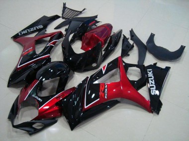 Kits Carene Suzuki GSXR 1000 K7 07-08 - Rosso Nero
