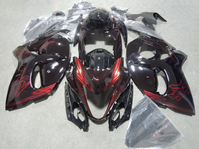 Kits Carene Suzuki GSXR 1300 Hayabusa 08-19 - Nero Rosso Kits Carene Suzuki GSXR 1300 Hayabusa 08-19 - Nero Rosso