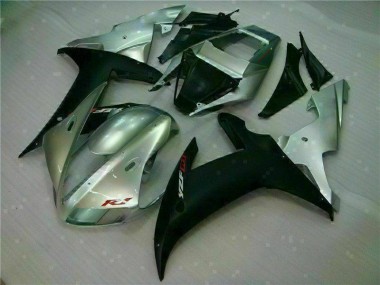 Kits Carene Yamaha R1 02-03 - Argento Nero