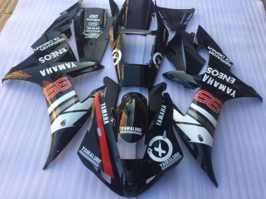 Kits Carene Yamaha R1 02-03 - Nero Bianco