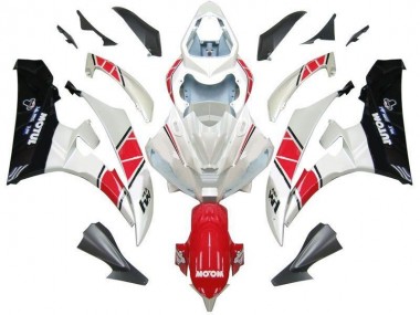 Kits Carene Yamaha R6 06-07 - Bianco Rosso Nero