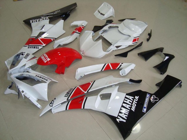 Kits Carene Yamaha R6 06-07 - Rosso Bianco Nero