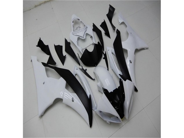 Kits Carene Yamaha R6 08-16 - Bianco Nero Kits Carene Yamaha R6 08-16 - Bianco Nero