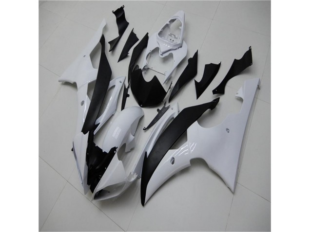 Kits Carene Yamaha R6 08-16 - Bianco Nero Kits Carene Yamaha R6 08-16 - Bianco Nero