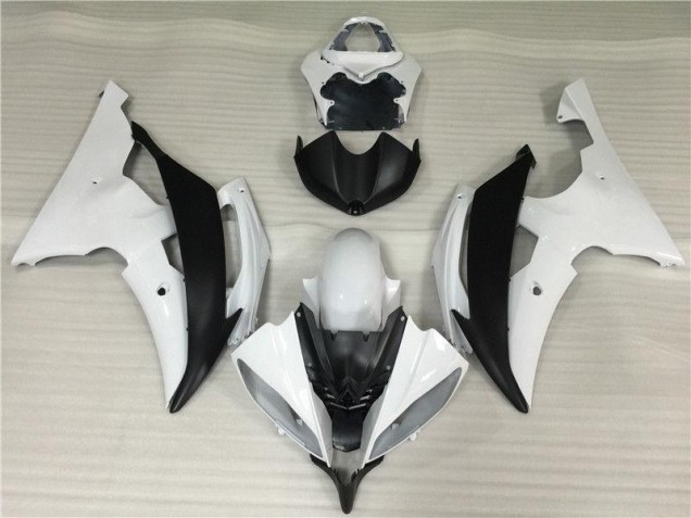 Kits Carene Yamaha R6 08-16 - Bianco Nero Kits Carene Yamaha R6 08-16 - Bianco Nero