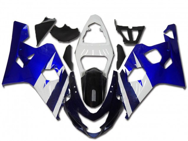 Kit Carena Moto Suzuki GSXR 600/750 2004-2005 - Bianco Blu Nero