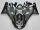 Carene Moto Suzuki GSXR 600/750 2004-2005 - Grigio Nero Fiamma