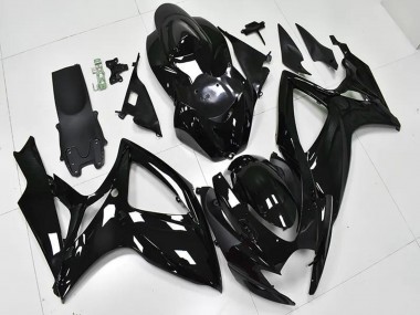 Kit Carene Moto ABS Suzuki GSXR 600/750 2006-2007 - Nero Lucido