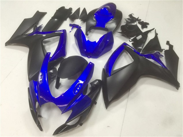 Carene Moto Suzuki GSXR 600/750 2006-2007 - Blu Nero Opaco