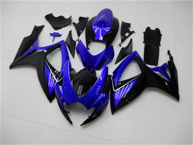 Carene Moto Suzuki GSXR 600/750 2006-2007 - Blu Nero Lucido