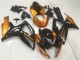 Carene Moto Suzuki GSXR 600/750 2006-2007 - Arancia Nero Lucido