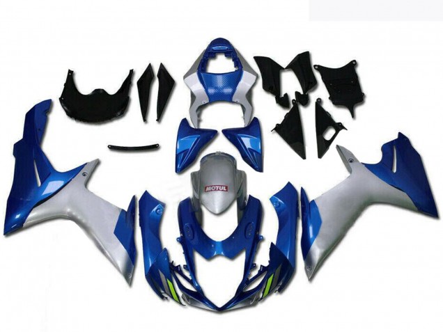 Carene Moto Suzuki GSXR 600/750 2011-2024 - Argento Blu