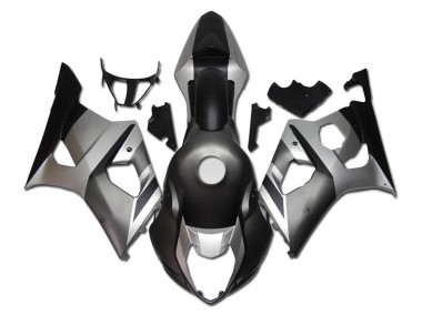 Carene Moto Suzuki GSXR 1000 2003-2004 - Argento Grigio Nero