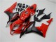 Kit Carene Moto ABS Honda CBR600RR 2007-2008 - Rosso Nero Opaco