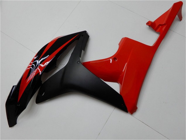 Kit Carene Moto ABS Honda CBR600RR 2007-2008 - Rosso Nero Opaco